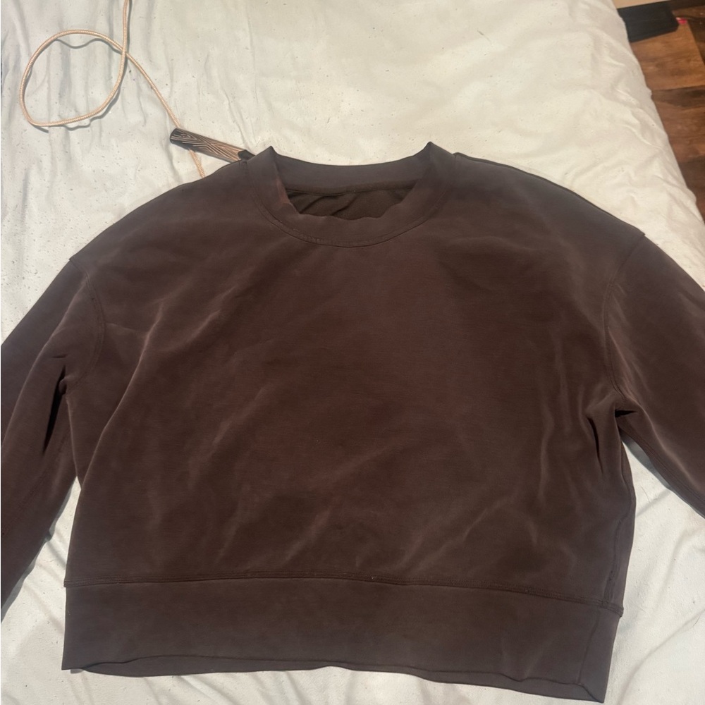 lululemon athletica gray Crew Neck Jacket